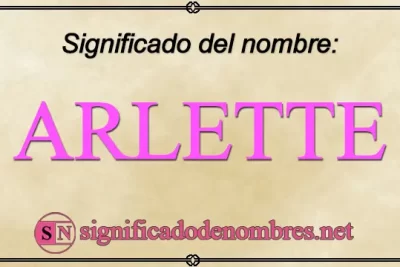 Significado de Arlette