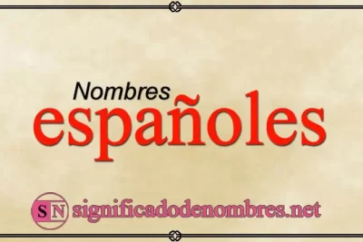 Nombres españoles